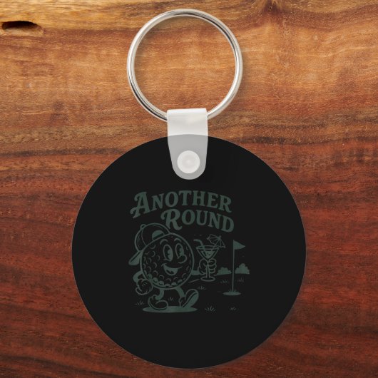 Another Round Golf Golfer Golf Lover Srts Men Dad  Sleutelhanger (Voorkant)