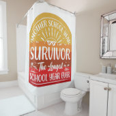 Another School Year Survivor Funny School Douchegordijn (In situ)