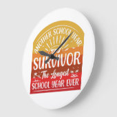 Another School Year Survivor Funny School Grote Klok (Hoek)