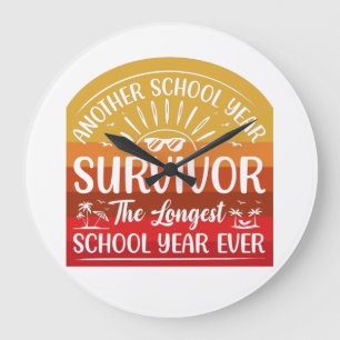 Another School Year Survivor Funny School Grote Klok