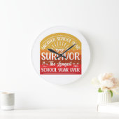 Another School Year Survivor Funny School Grote Klok (Huis)