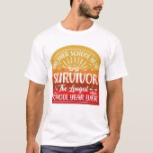 Another School Year Survivor Funny School T-shirt (Voorkant)