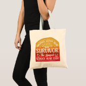 Another School Year Survivor Funny School Tote Bag (Voorkant (product))