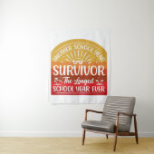 Another School Year Survivor Funny School Wandkleed (In situ)