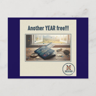 Another year free (M) Feestdagenkaart