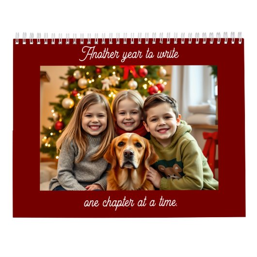 Another Year to Write One Chapter at a Time  Kalender (Achterkant)