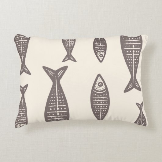 Anouke Kustvis / Driftwood Taupe Accent Kussen (Voorkant)