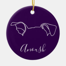 Anoush Sieraad (Pootafdrukken) Keramisch Ornament