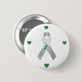 Anoxisch hersenletsel pijn ronde button 5,7 cm (Voorkant /achterkant)