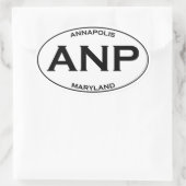 ANP - Annapolis Maryland Ovale Sticker (Tas)