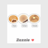 Anpan,Hotteok,Pannenkoek Sticker (Vel)