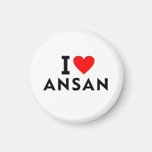 Ansan Zuid-Korea liefdesstad hart als reizen Magneet