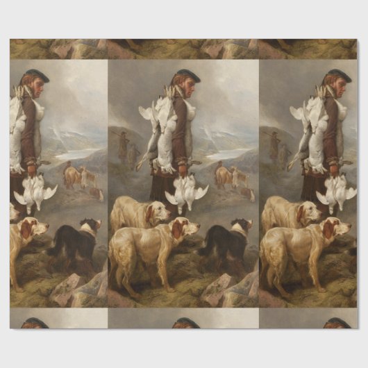 Ansdell Winter Shooting Hares and Ptarmigan Cadeaupapier (Vlak)