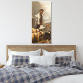 Ansdell Winter Shooting Hares and Ptarmigan Canvas Afdruk (Insitu (Slaapkamer))