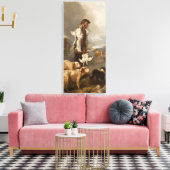 Ansdell Winter Shooting Hares and Ptarmigan Canvas Afdruk (Insitu (Woonkamer))