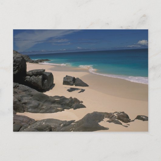 Anse bamboo; Fregate Island; Seychellen Briefkaart (Voorkant)