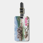 Anse Cocos Seychellen La Digue Beach gift Bagagelabel (Voorkant verticaal)