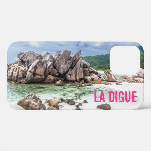 Anse Cocos Seychellen La Digue Beach gift Case-Mate iPhone Case (Achterkant (horizontaal))