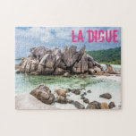 Anse Cocos Seychellen La Digue Beach gift Legpuzzel<br><div class="desc">Anse Cocos Seychellen La Digue Beach vakantion souvenir of gift voor reizigers.</div>