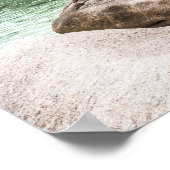 Anse Cocos Seychellen La Digue Beach gift Poster (Hoek)