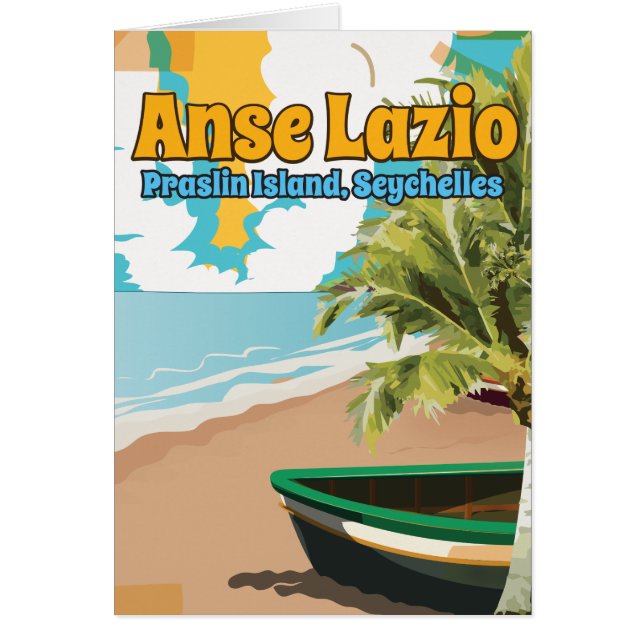 Anse Lazio Praslin-eiland, Seychellen (Voorkant)