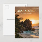Anse Source d'Argent, La Passe, La Digue Briefkaart (Voorkant / Achterkant)