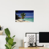 Anse Sourse D'Argent-strand, La Digue Poster (Thuiskantoor)