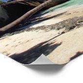 Anse Stice D'Argent Beach, La Digue Poster (Hoek)