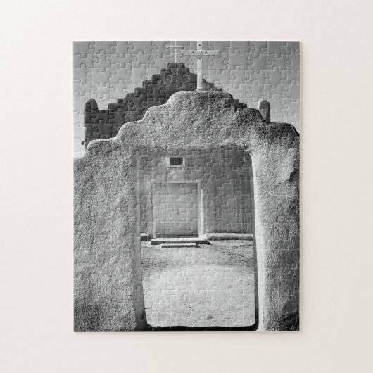 Ansel Adams - Church Entrance - New Mexico Legpuzzel (Verticaal)