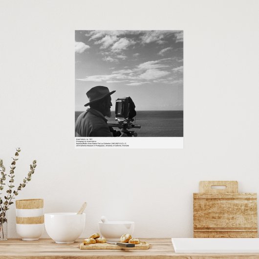 Ansel Adams Self Portrait, ca. 1967 Poster (Keuken)