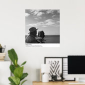 Ansel Adams Self Portrait, ca. 1967 Poster (Thuiskantoor)