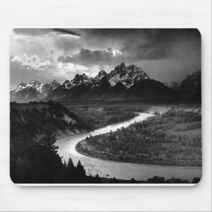 Ansel Adams The Tetons and the Snake River 1942 Muismat