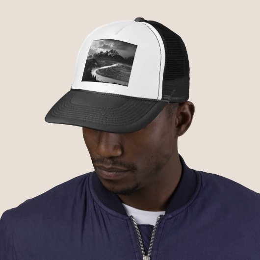 Ansel Adams The Tetons and the Snake River 1942 Trucker Pet (In situ)