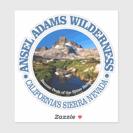 Ansel Adams Wilderness Sticker (Vel)