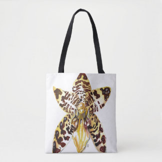 Ansellia Afriana Orchid Tote Bag