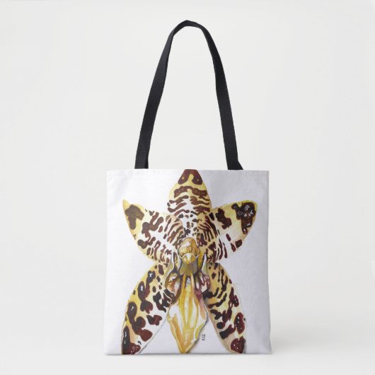 Ansellia Afriana Orchid Tote Bag (Voorkant)