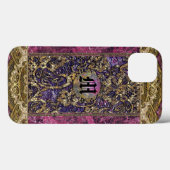Anselme Kean Victoriaans monogram taai Case-Mate iPhone Case (Achterkant (horizontaal))