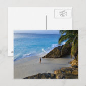 Ansi Victorin-strand, Fregate-eiland Briefkaart (Voorkant / Achterkant)