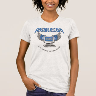 AnsibleWorks "Flying Computer" Women's T-Shirt