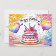 Ansichten Happy Birthday Taart 10