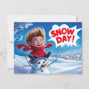 Ansichten Sneeuw dag 02 Briefkaart