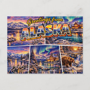 Ansichten uit Alaska briefkaart