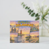 Ansichten uit Delaware Ansichtkaart Briefkaart (Staand voorkant)