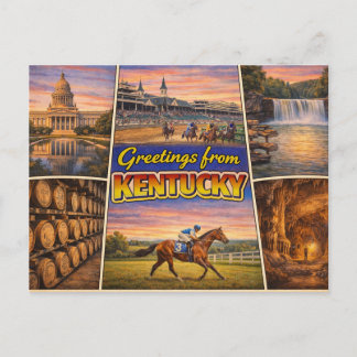 Ansichten uit Kentucky briefkaart