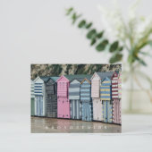 Ansichten van strandhuisjes in Broadstairs op ansi Briefkaart (Staand voorkant)