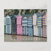 Ansichten van strandhuisjes in Broadstairs op ansi Briefkaart (Voorkant)