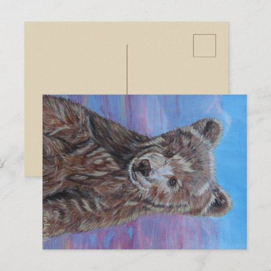 Ansichtkaan Beer. Briefkaart (Voorkant / Achterkant)