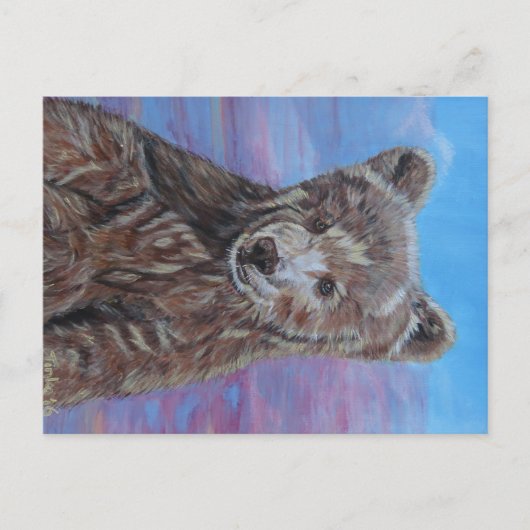 Ansichtkaan Beer. Briefkaart (Voorkant)