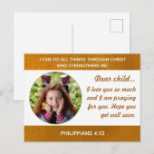 Ansichtkaart aan een kind in het ziekenhuis briefkaart (Voorkant / Achterkant)