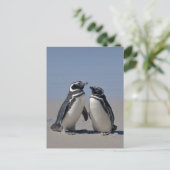 Ansichtkaart aan het strand briefkaart (Staand voorkant)
